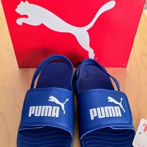Puma Blue Athletic Sandals